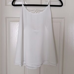 Naked Zebra sheer tank top